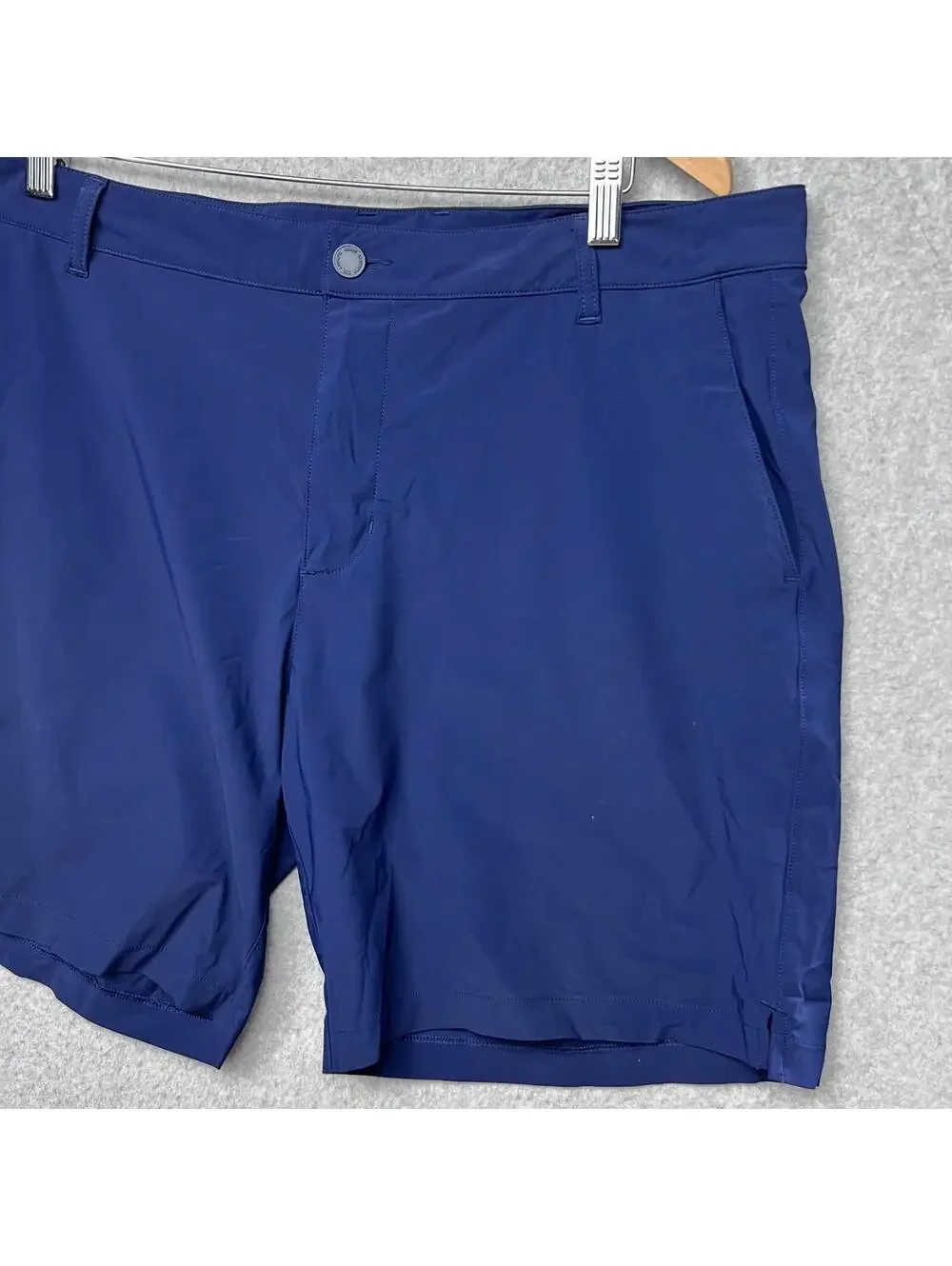 Rhone Shorts Mens Size 35 Blue Commuter 9'' Performance Stretch Golf Chino